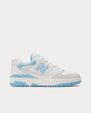 550 White / Blue Haze / Rain Cloud Low Top Sneakers
