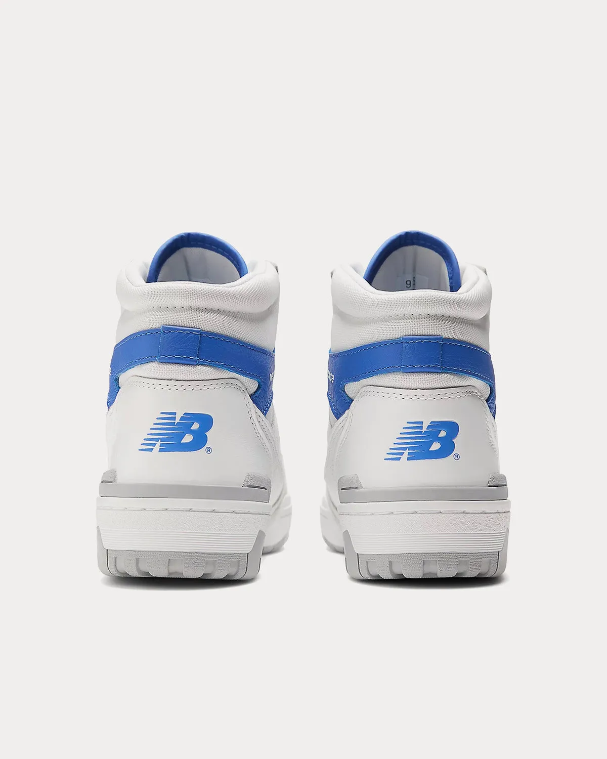 650 White / Marine Blue / Angora High Top Sneakers