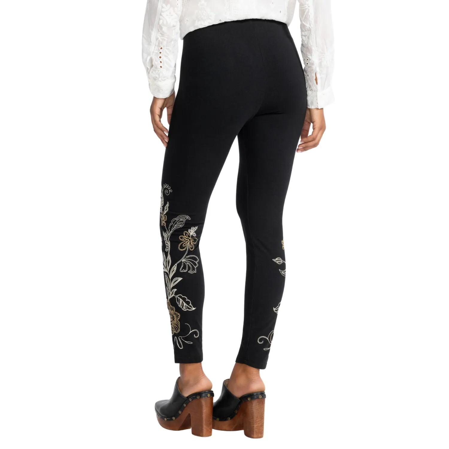 Adelaide Embroidered Leggings