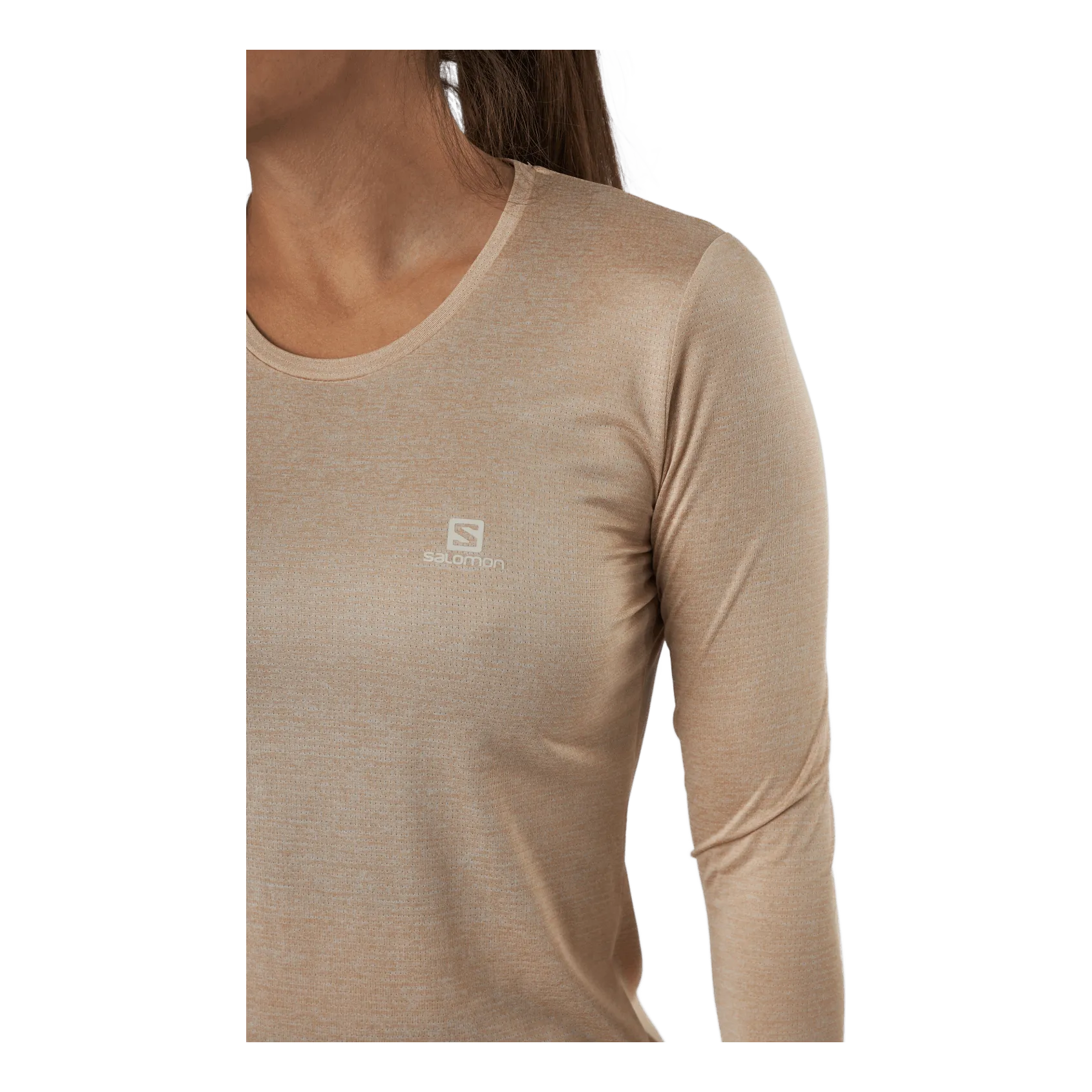 Agile Ls Tee W Sirocco/shell/heather
