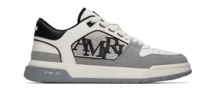 Amiri grey and white classic low sneakers