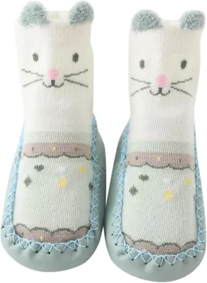 Baby Girl Shoes Cute Children Toddler Shoes Autumn Winter Boys and Girls Floor Socks Shoes Flat Bottom Non Slip Cute