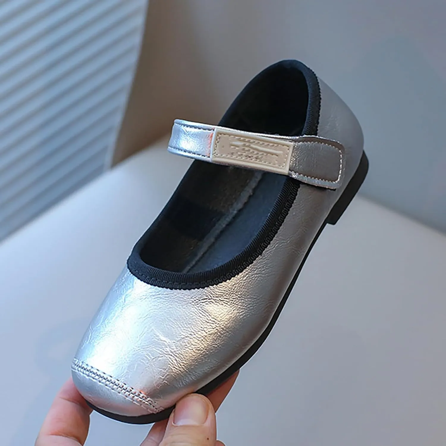 Baby Girls Mary Jane Shoes Toddler Little Kid Dress Shoes Ballet Flats for Wedding Party School Uniform Shoes