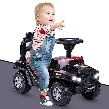 Black Ranger Jeep Baby’s Off-Road Adventure Toy