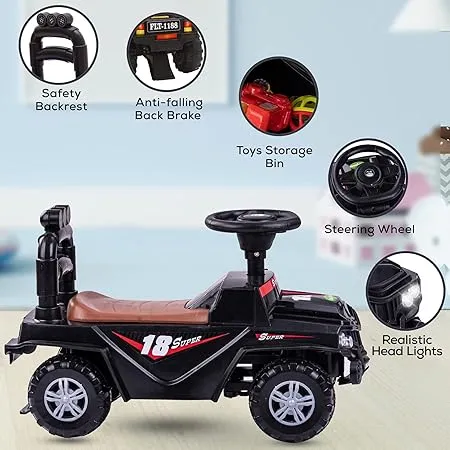 Black Ranger Jeep Baby’s Off-Road Adventure Toy