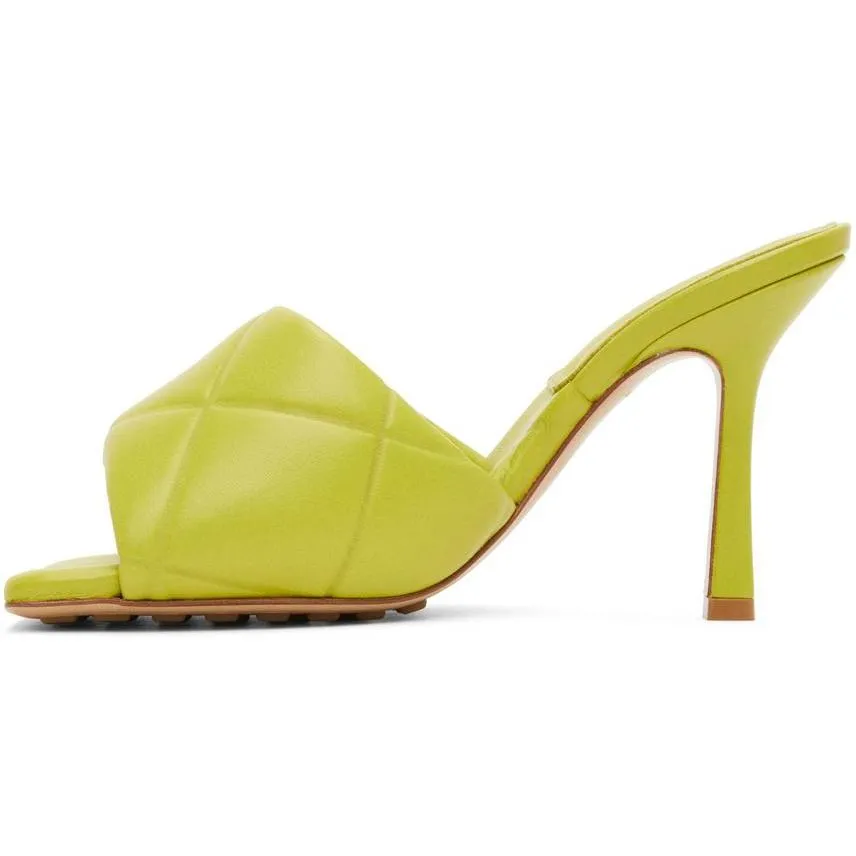 Bottega Veneta Green Lido Sandals