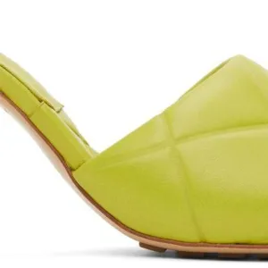 Bottega Veneta Green Lido Sandals