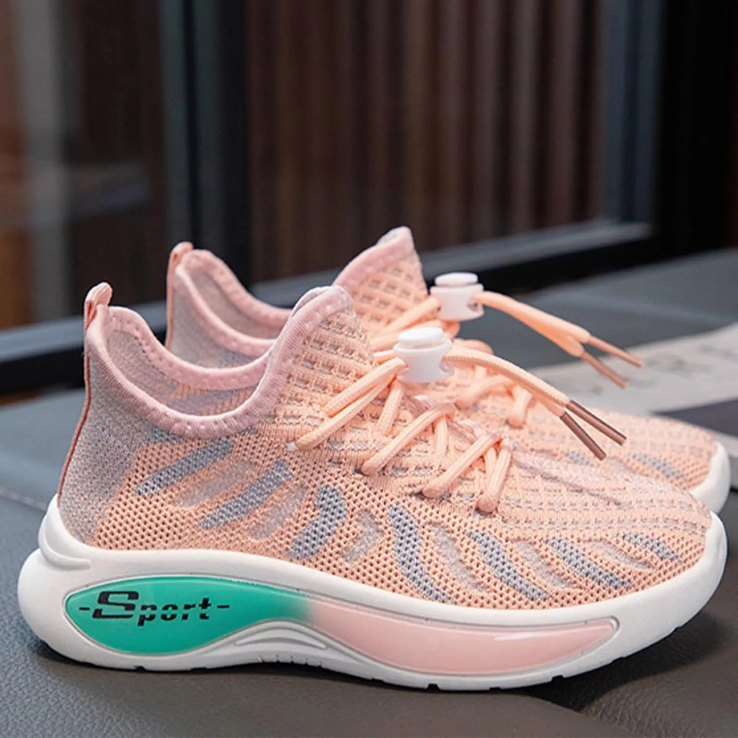Boys Girls Mesh Breathable Sneakers Kids Toddler Lightweight Non-Slip Hook and Loop Causal Toddler Size 8 Girls Shoes