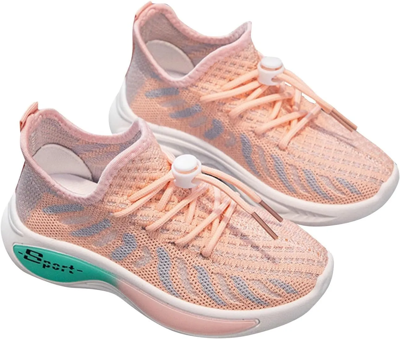 Boys Girls Mesh Breathable Sneakers Kids Toddler Lightweight Non-Slip Hook and Loop Causal Toddler Size 8 Girls Shoes