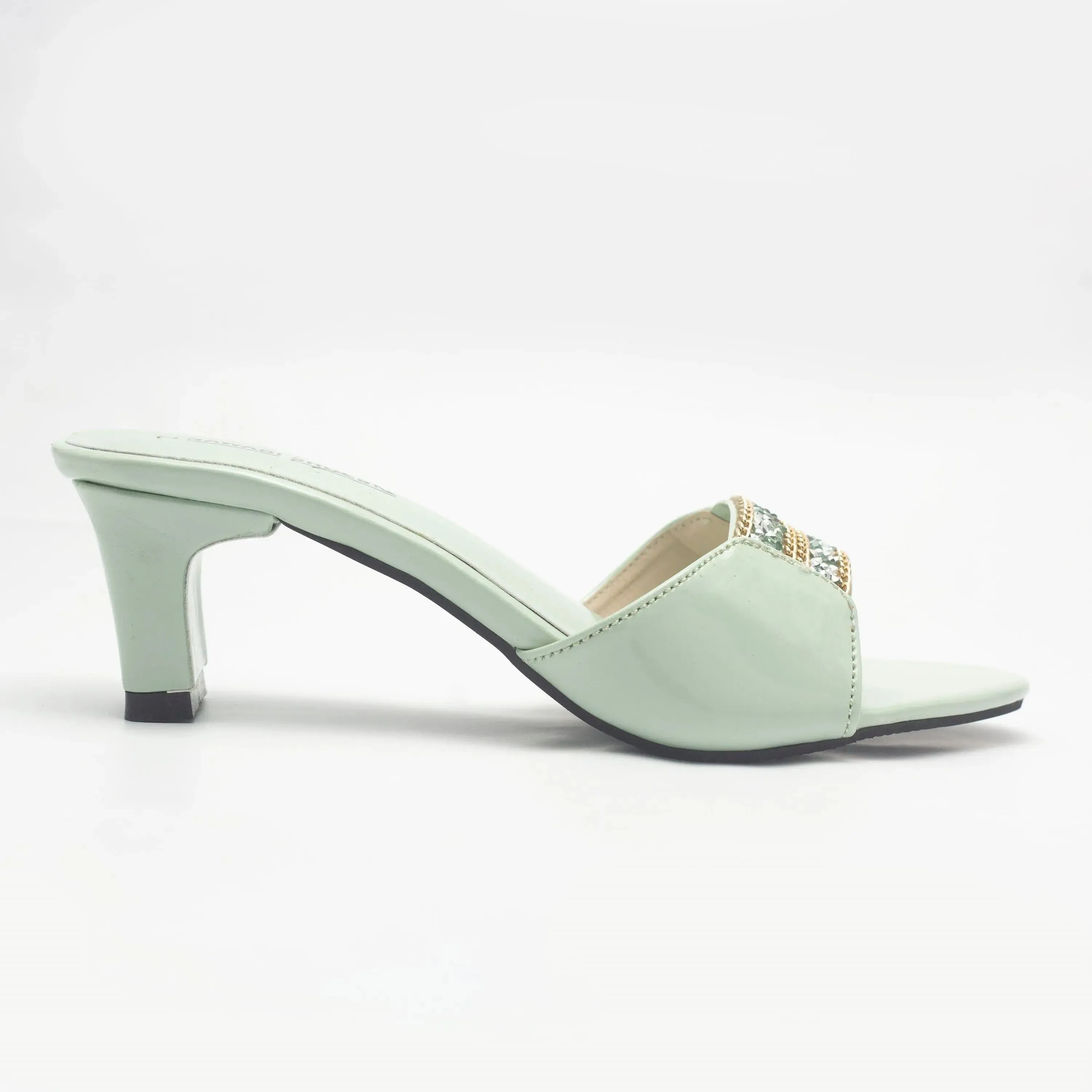Buy Gorgeous Cream Block Heels Luxury Shoes | Nawabi Shoes BD