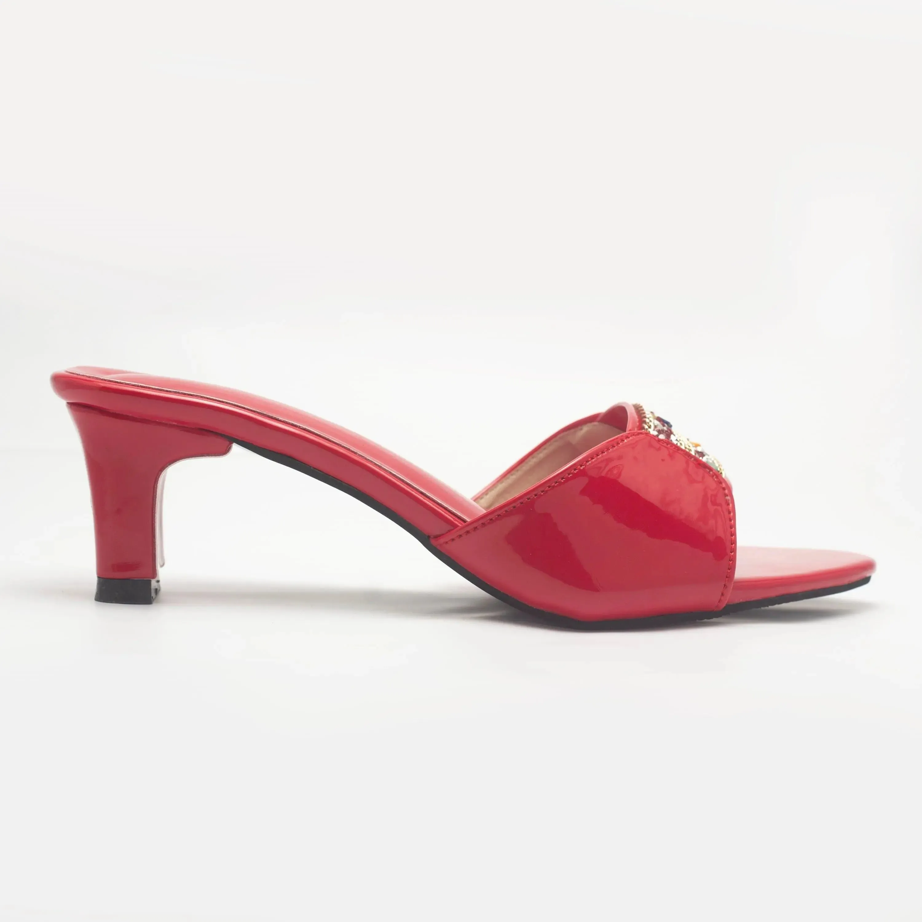 Buy Gorgeous Cream Block Heels Luxury Shoes | Nawabi Shoes BD