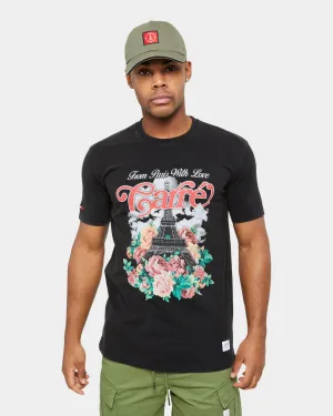 Carre Paris With Love Vintage T-Shirt Washed Black