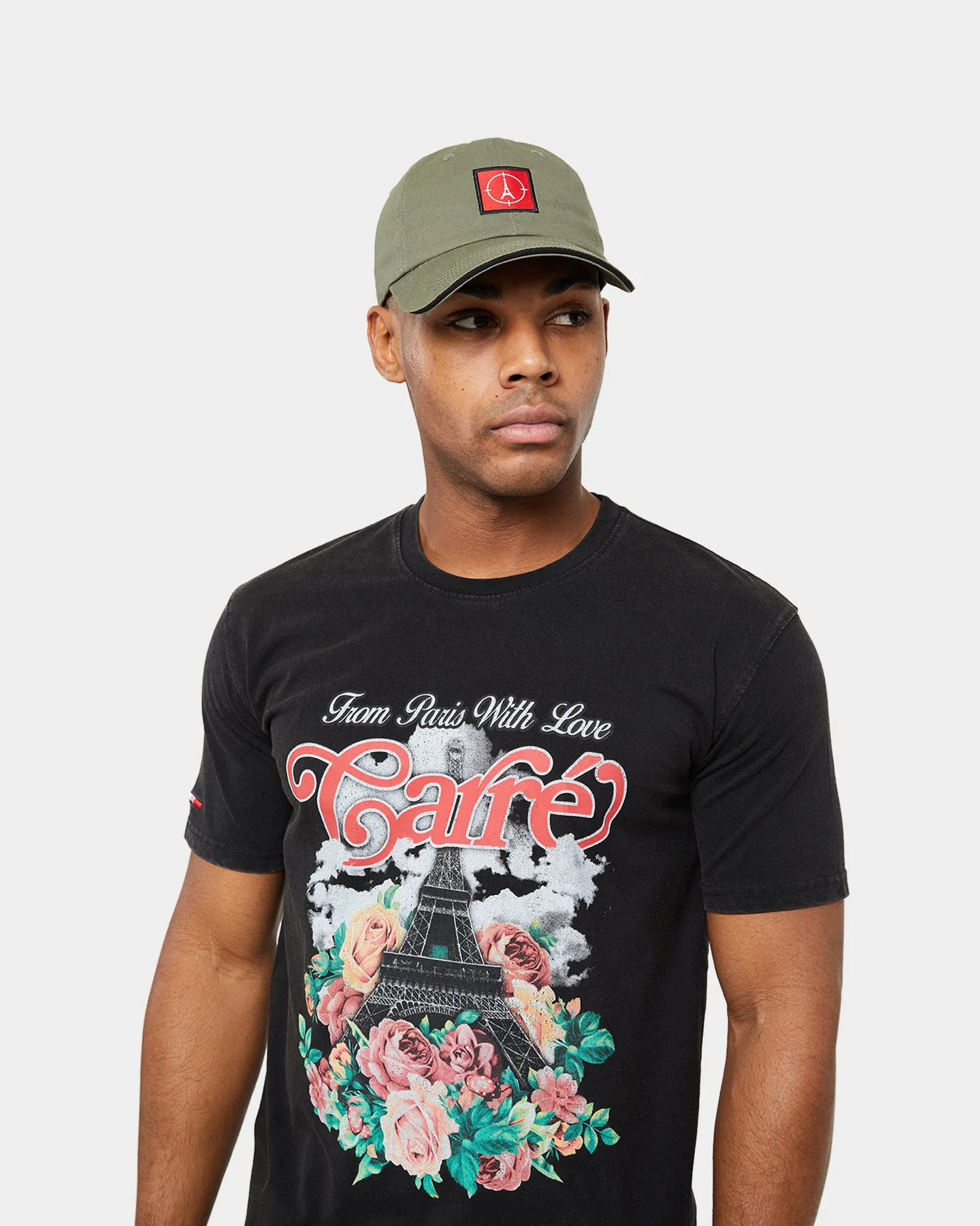 Carre Paris With Love Vintage T-Shirt Washed Black