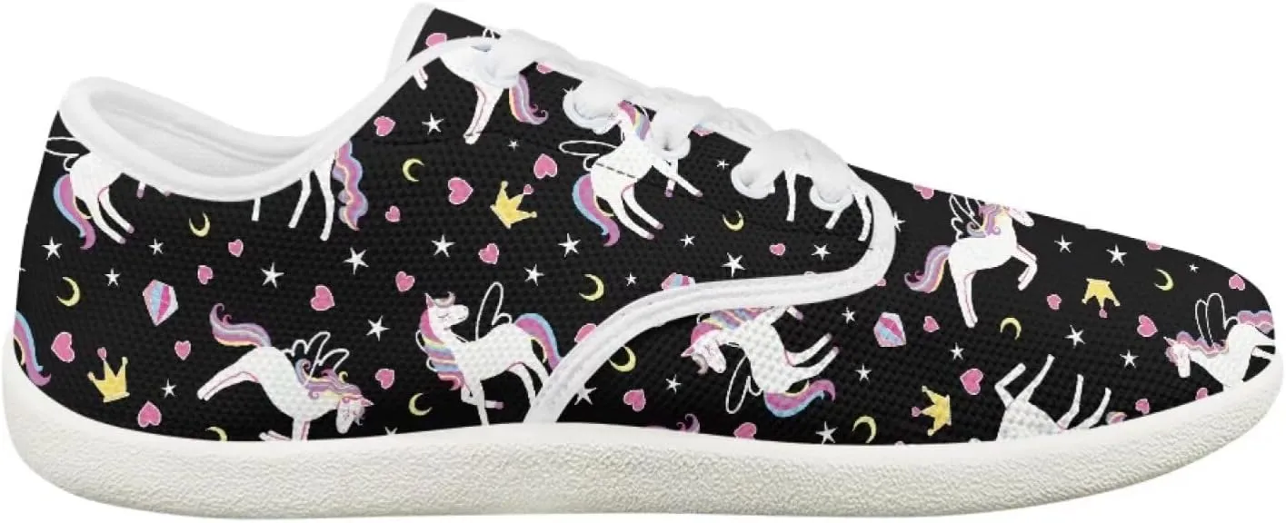 chaqlin Horse Sneaker Classic Lace-Up Low Top Tennis Shoes Wide Flat Running Walking Sneaker Non Slip Barefoot Shoe