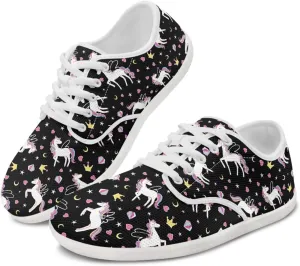 chaqlin Horse Sneaker Classic Lace-Up Low Top Tennis Shoes Wide Flat Running Walking Sneaker Non Slip Barefoot Shoe