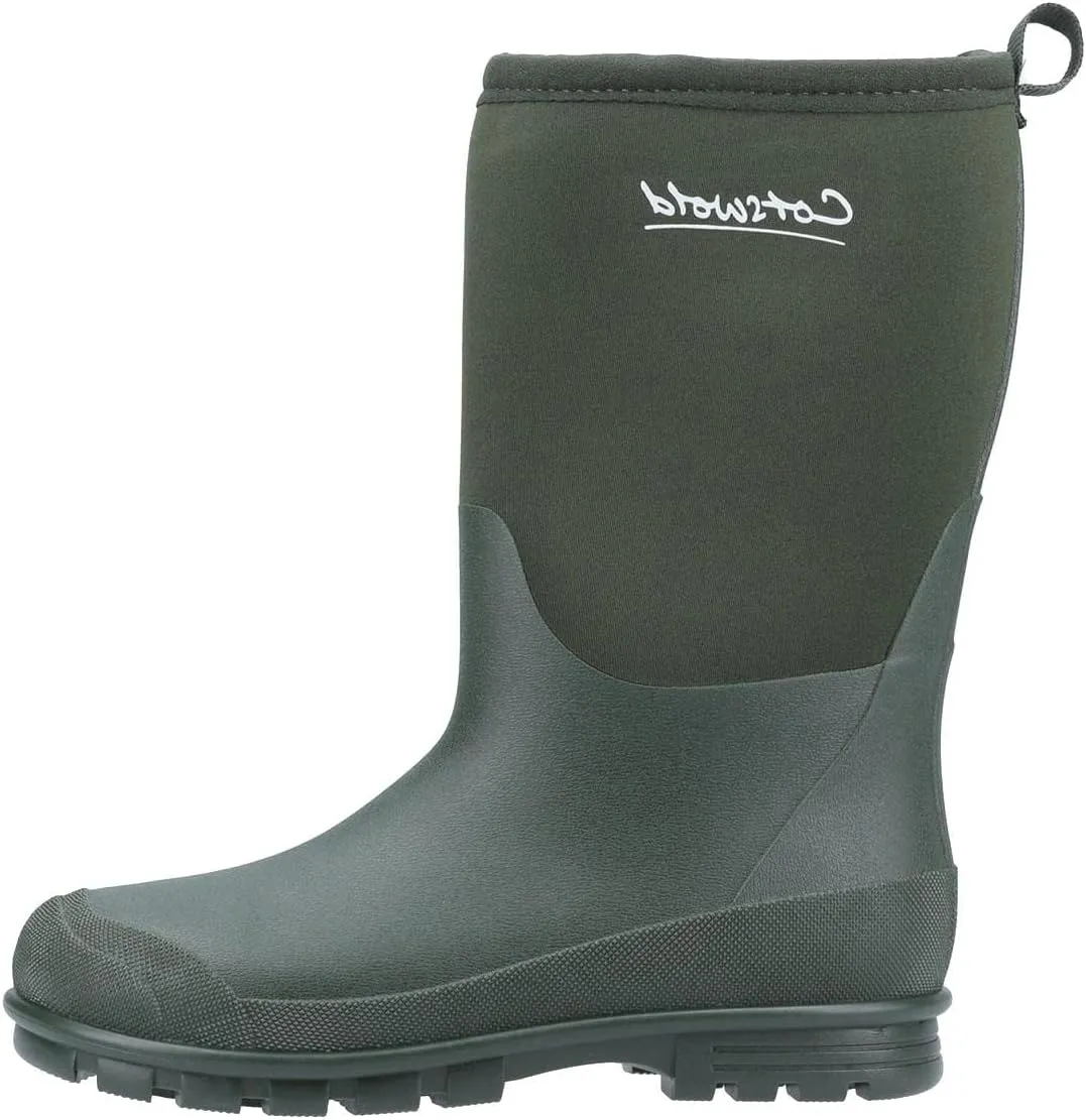 Childrens/Kids Hilly Neoprene Galoshes (1 Little Kid) (Green)