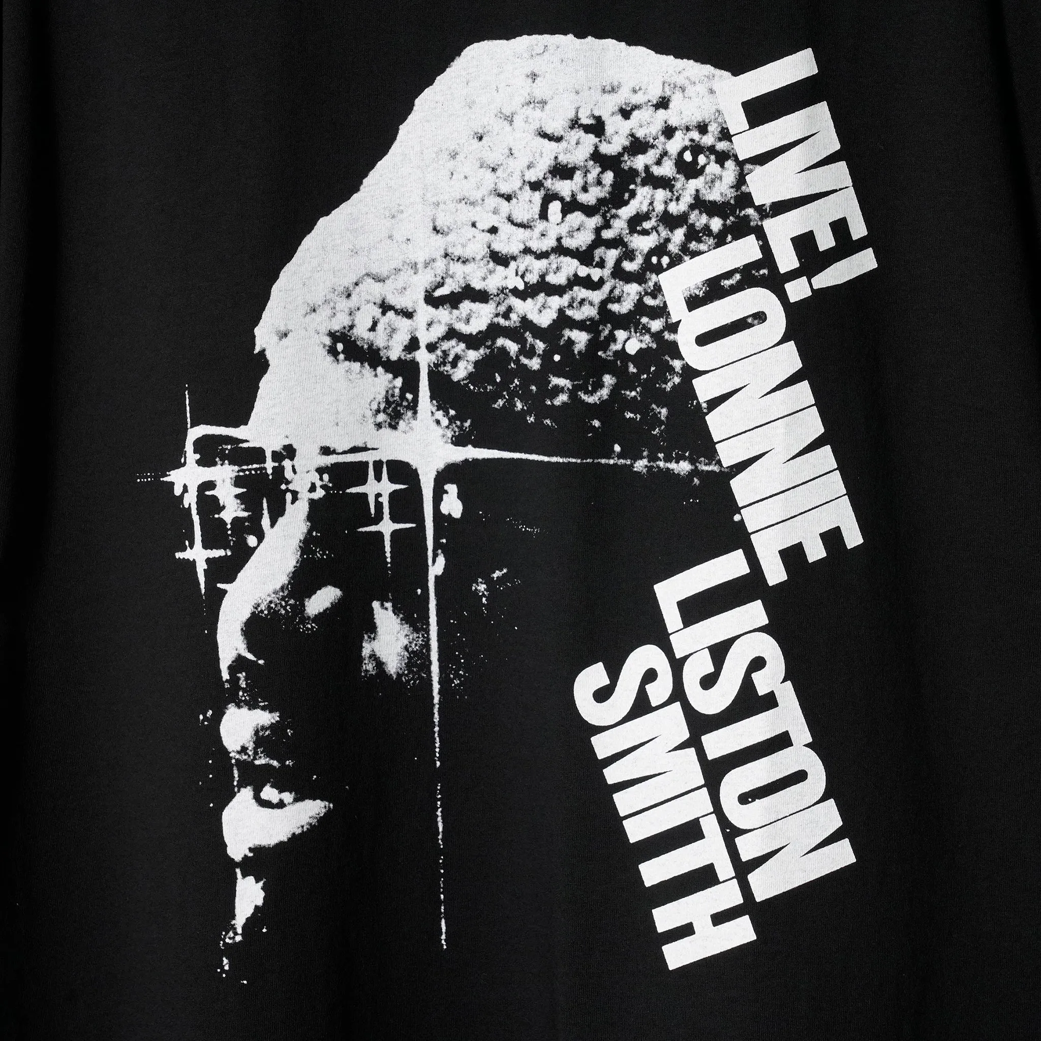 CITY COUNTRY CITY x LONNIE LISTON SMITH_ COTTON T-SHIRT_LIVE! / BLACK