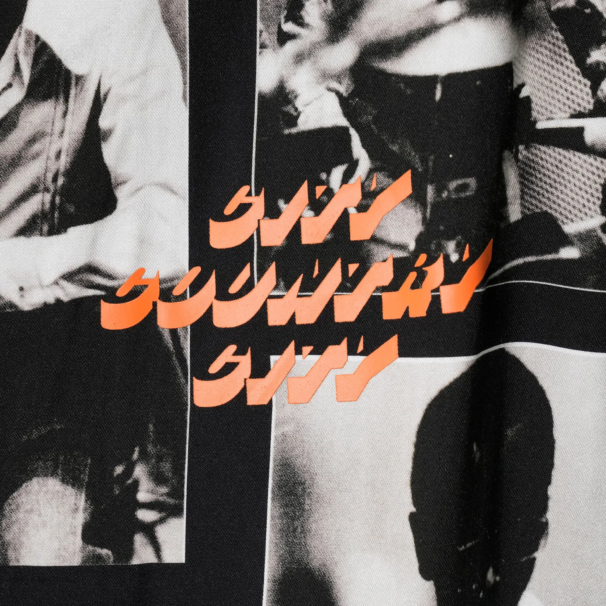CITY COUNTRY CITY x LONNIE LISTON SMITH_OPEN COLAR S/S SHIR TS_COSMICK FUNK / BLACK