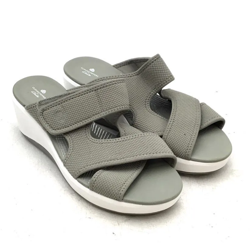 Clarks Women's Olive Green Slide Sandals - Size 9M