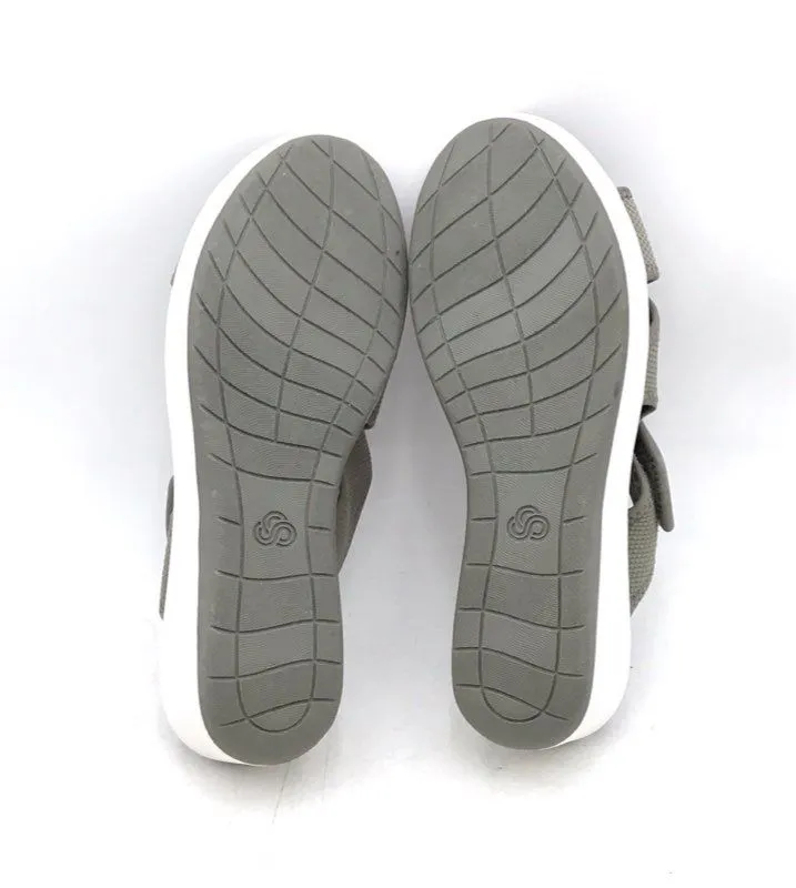 Clarks Women's Olive Green Slide Sandals - Size 9M