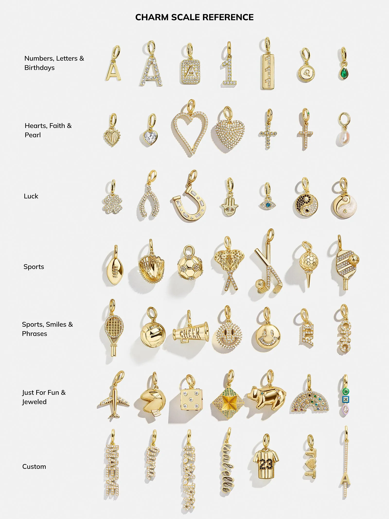 Classic Initial Cluster Charm - H