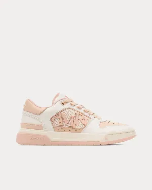 Classic White / Pink Low Top Sneakers
