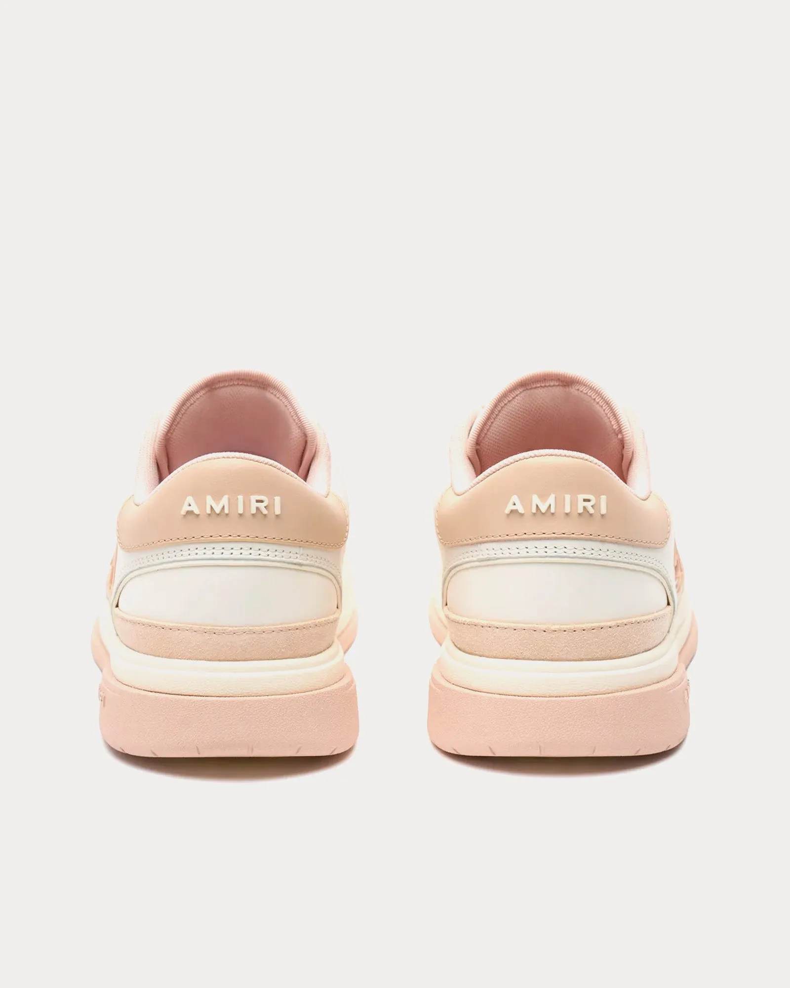 Classic White / Pink Low Top Sneakers