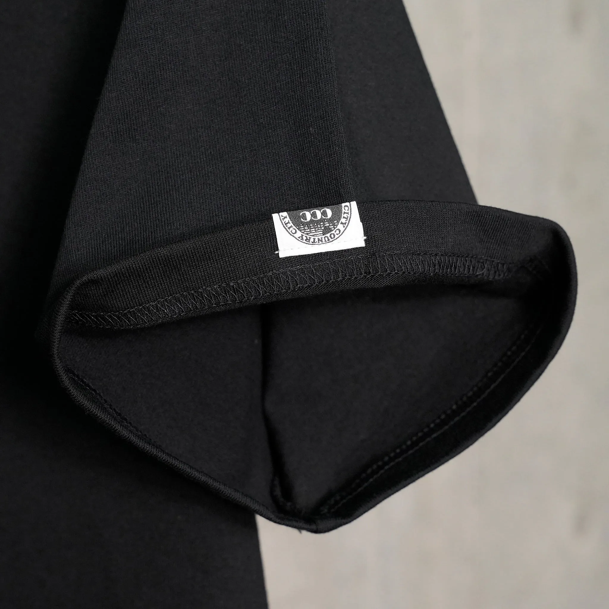 COTTON S/S T-SHIRT_MUSIC ALWAYS / BLACK