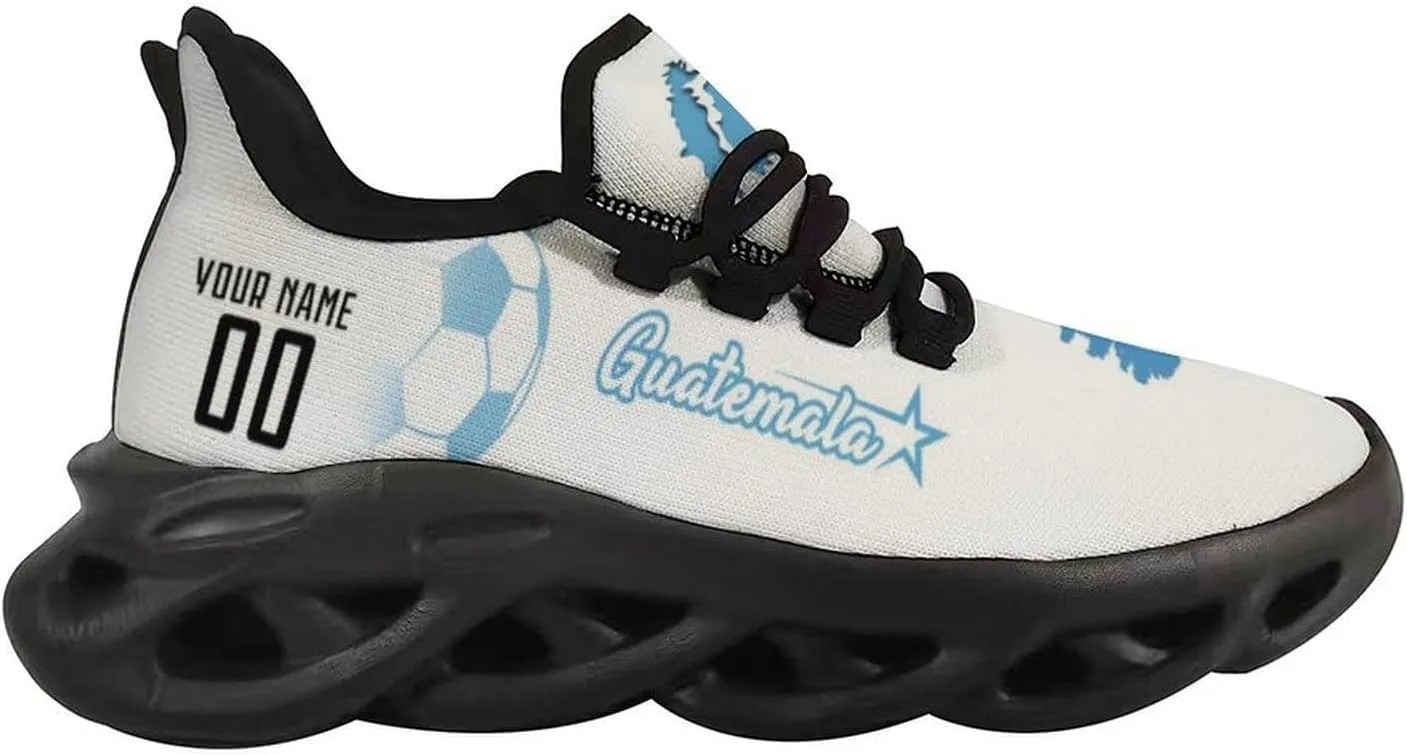 Custom Soccer National Flex Sneakers Personalized Name Number Athletic Gym Slip-on Breathable Shoes for Men Women Fans Gift