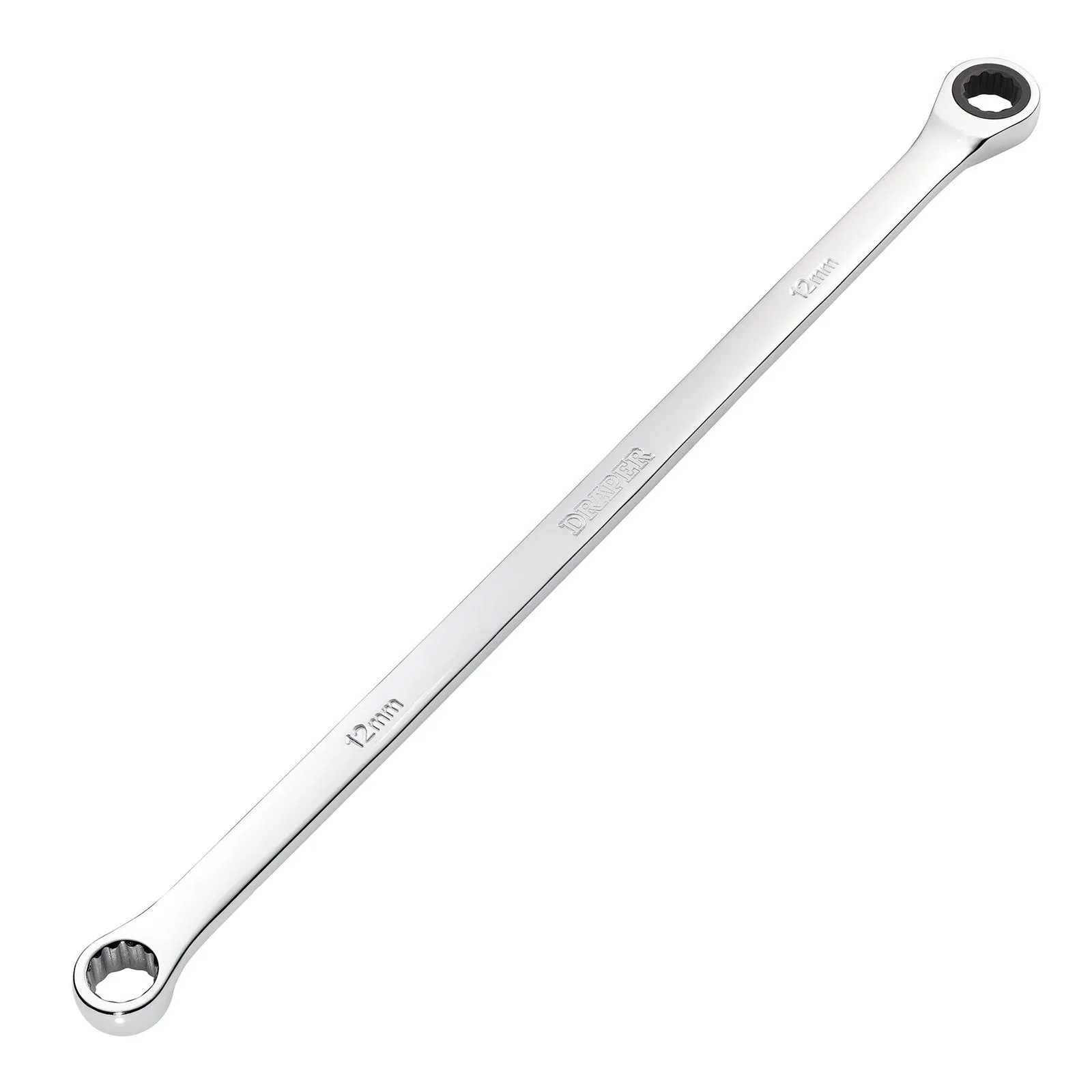 Draper Hi-Torq® Metric Extra-Long Double Ring Ratchet Spanner, 12mm - 8231BSXLMM