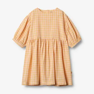 Dress L/S Magda - yellow check