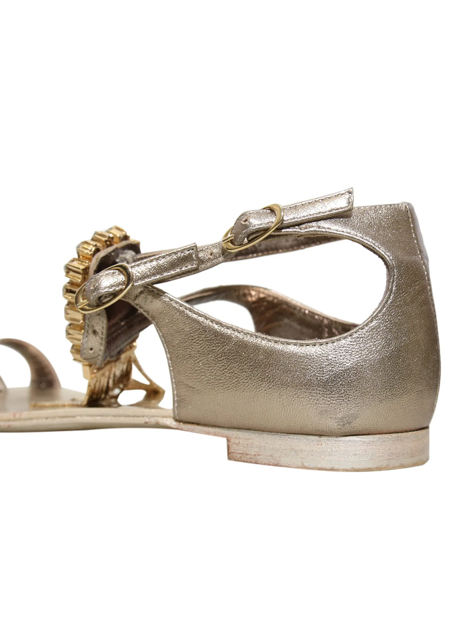 Embellished Flat Sandals
