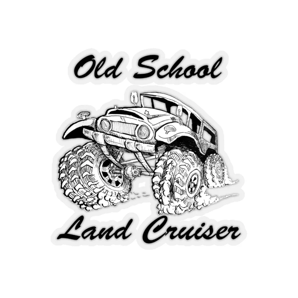 FJ40 Land Cruiser Sticker - Old School Hot Rod Rat Fink Style Sticker - Matt Lillis