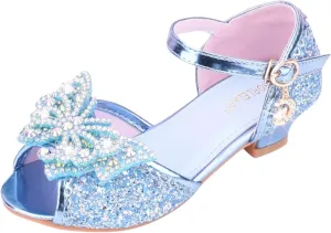 Flower Girl Shoes Dress Shoes for Girls Toddler Mary Jane Heel Ballet Flat for School Party Dress Shoes Sandals