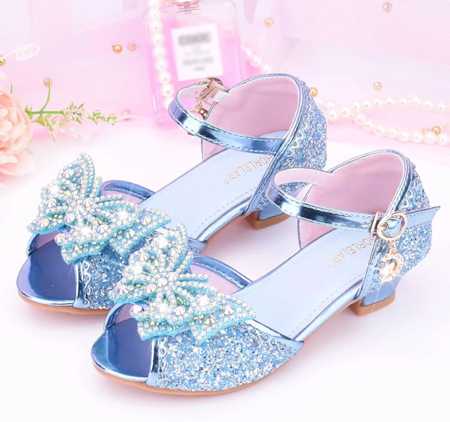 Flower Girl Shoes Dress Shoes for Girls Toddler Mary Jane Heel Ballet Flat for School Party Dress Shoes Sandals