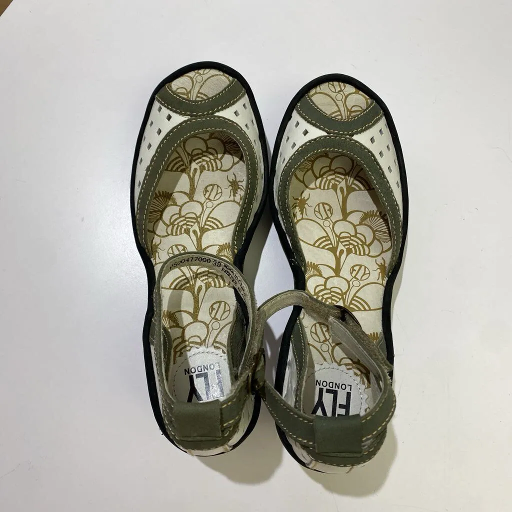 Fly London wedge sandals 38