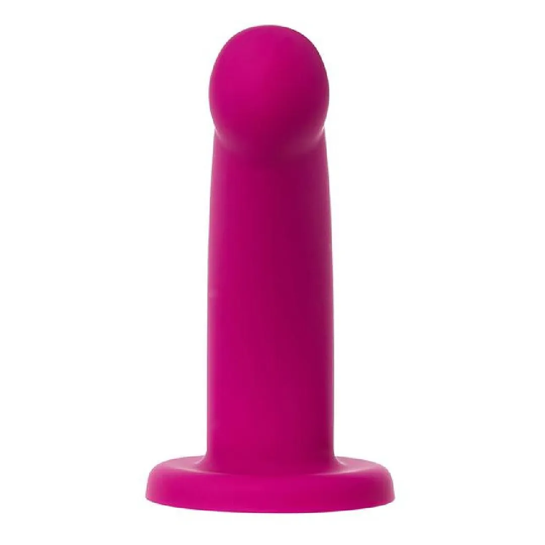 Galaxie 7 Inch Silicone Dildo - Plum