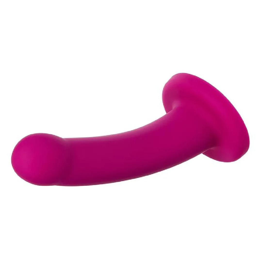 Galaxie 7 Inch Silicone Dildo - Plum