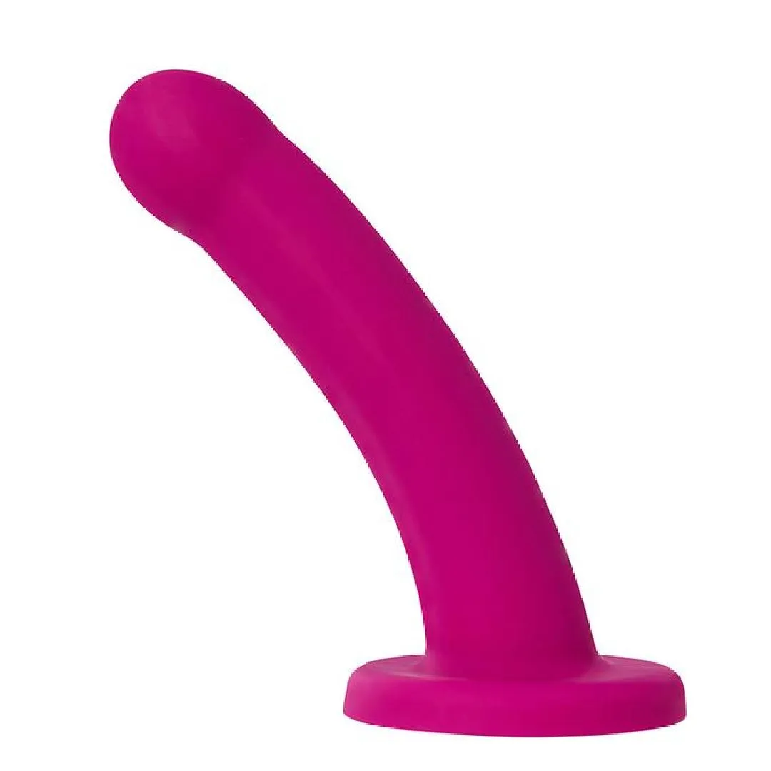 Galaxie 7 Inch Silicone Dildo - Plum