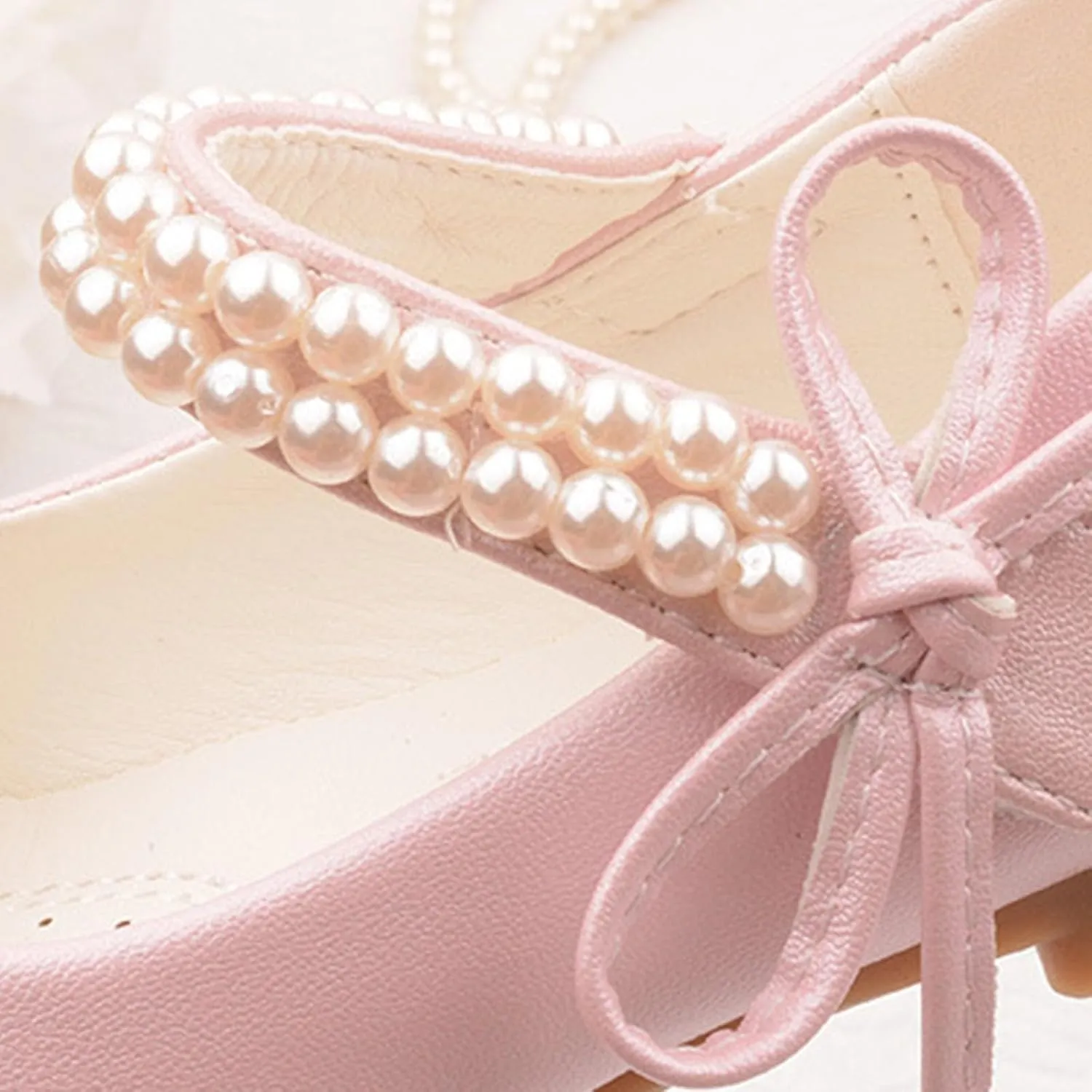 Girls Mary Jane Dress Shoes Ankle Strap Bowknot Shoes Wedding Pary Prom Dance Flat Sandals for Toddler Girl