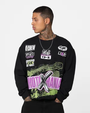 Goat Crew Moto X Mania Crewneck Black