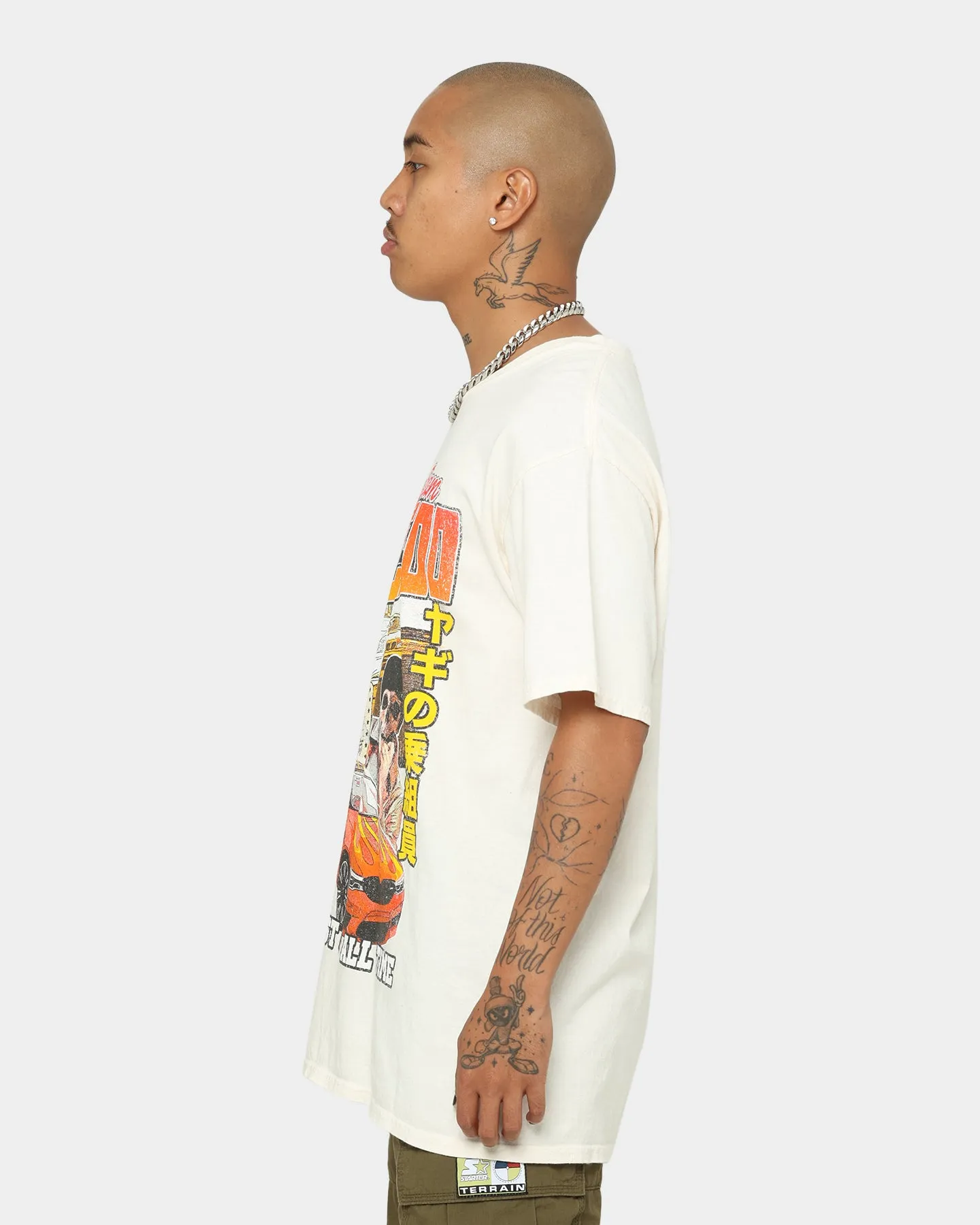 Goat Crew Team Felicia Vintage T-Shirt Off White
