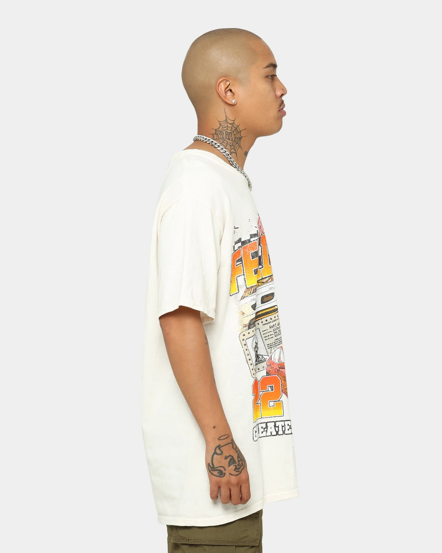Goat Crew Team Felicia Vintage T-Shirt Off White
