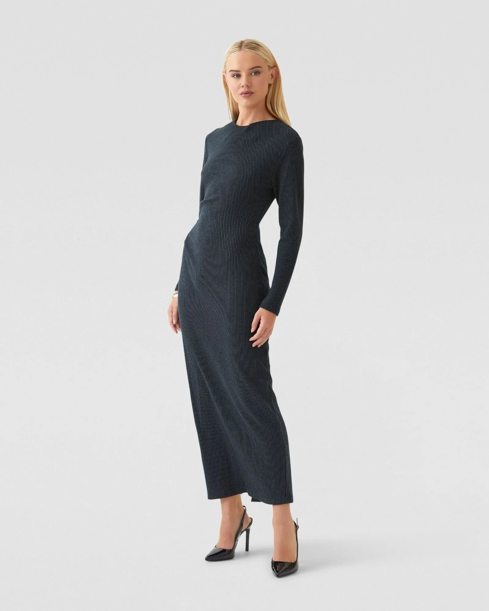 Hartley Pinstripe Knit Dress