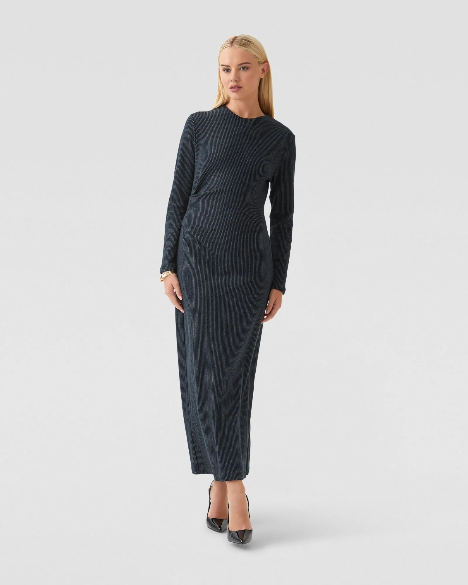 Hartley Pinstripe Knit Dress