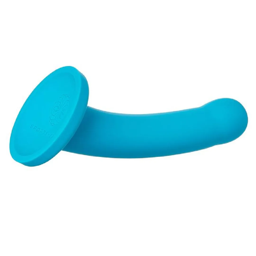 Hux 7 Inch Silicone Dildo - Turquoise