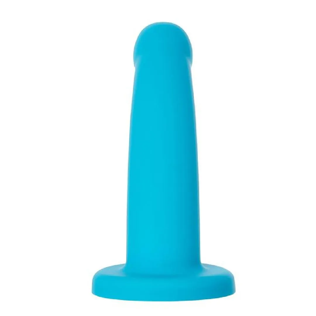 Hux 7 Inch Silicone Dildo - Turquoise