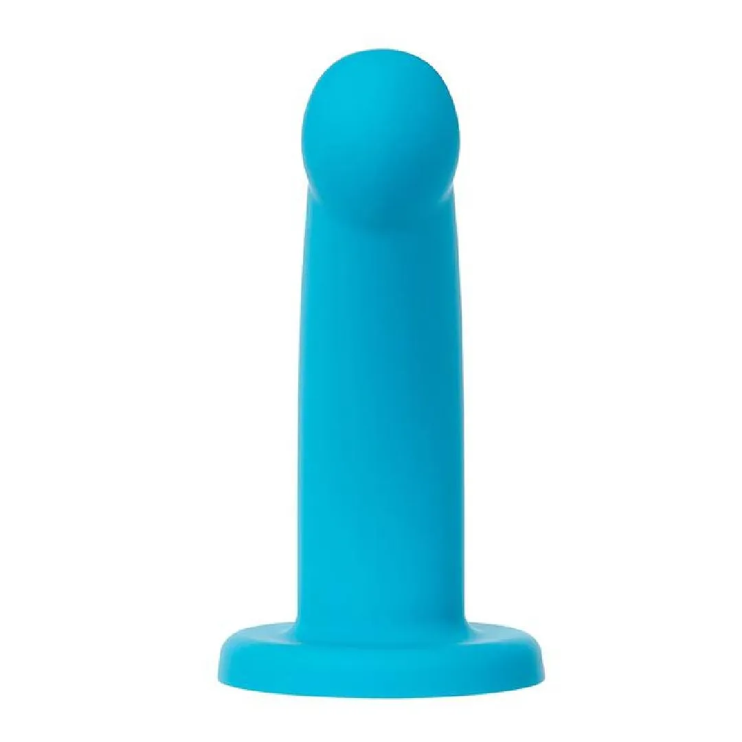 Hux 7 Inch Silicone Dildo - Turquoise