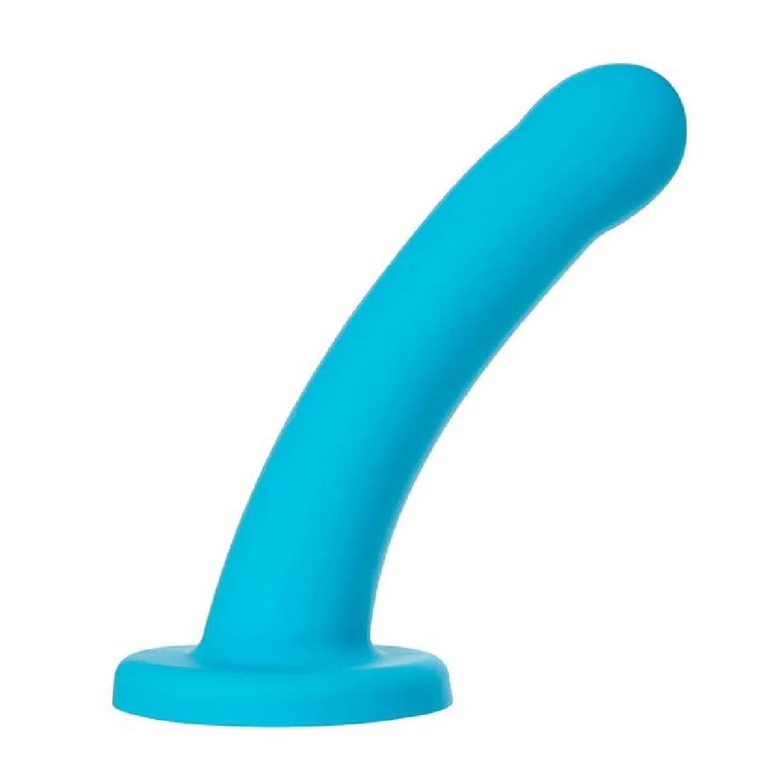 Hux 7 Inch Silicone Dildo - Turquoise
