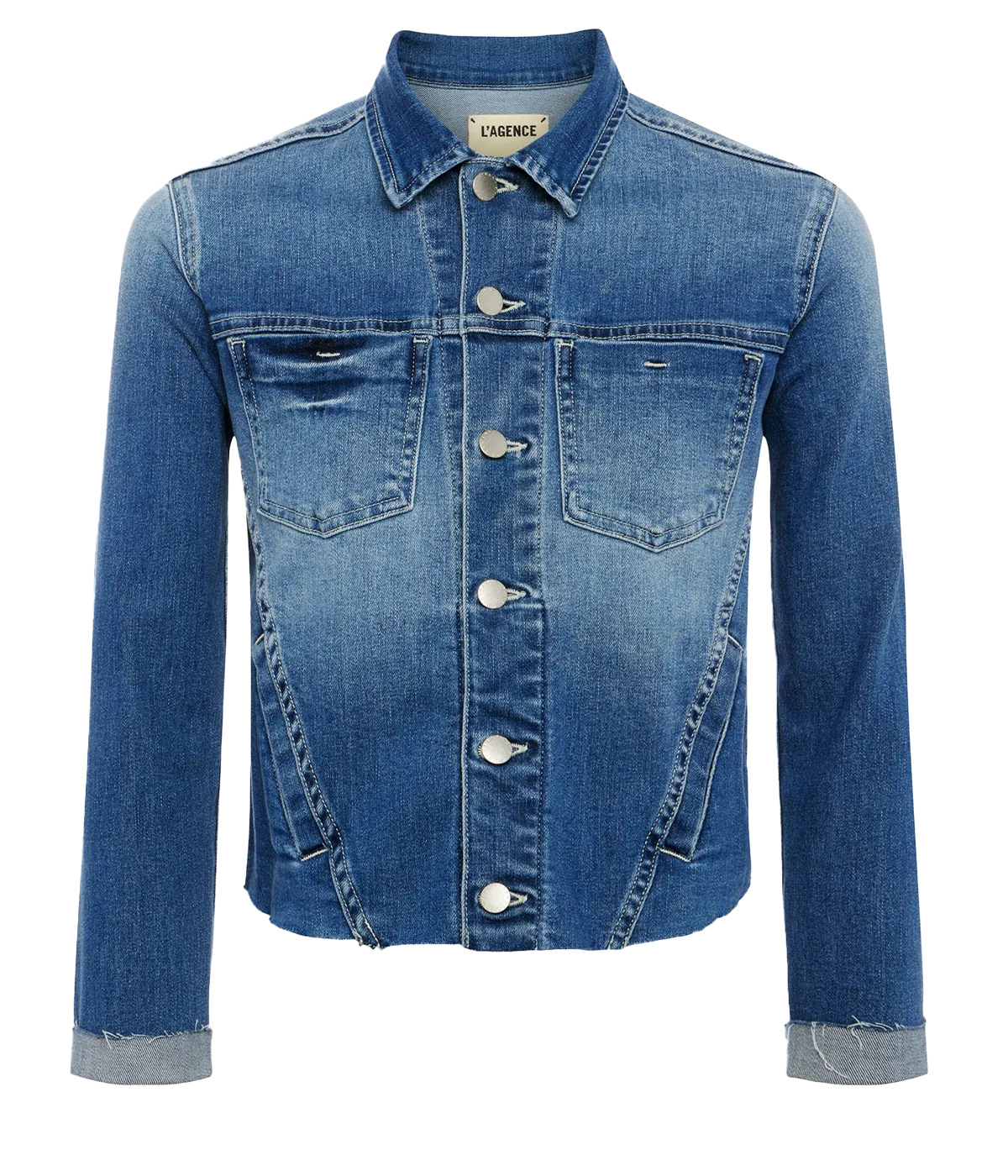 Janelle Slim Raw Jacket in Stanton